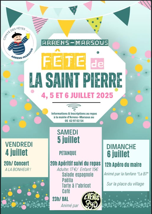gite les alberts / festivités / fête de la saint pierre